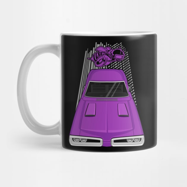 Dodge Coronet Super Bee 1970 - purple by V8social